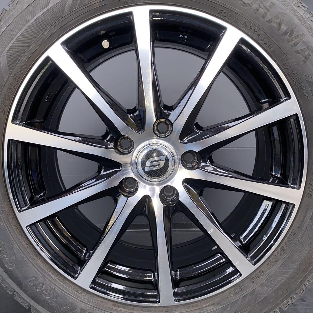 溝あり‼️ヨコハマスタッドレスセット2020年製215/55R17 オデッセイ等