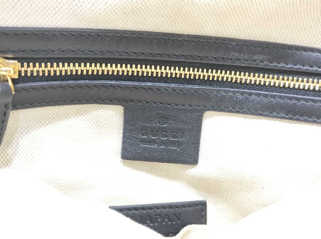 GUCCI ハーバーリウム キャンバス レザー トートバッグ GUCCI ハーバーリウム キャンバス レザー トートバッグ