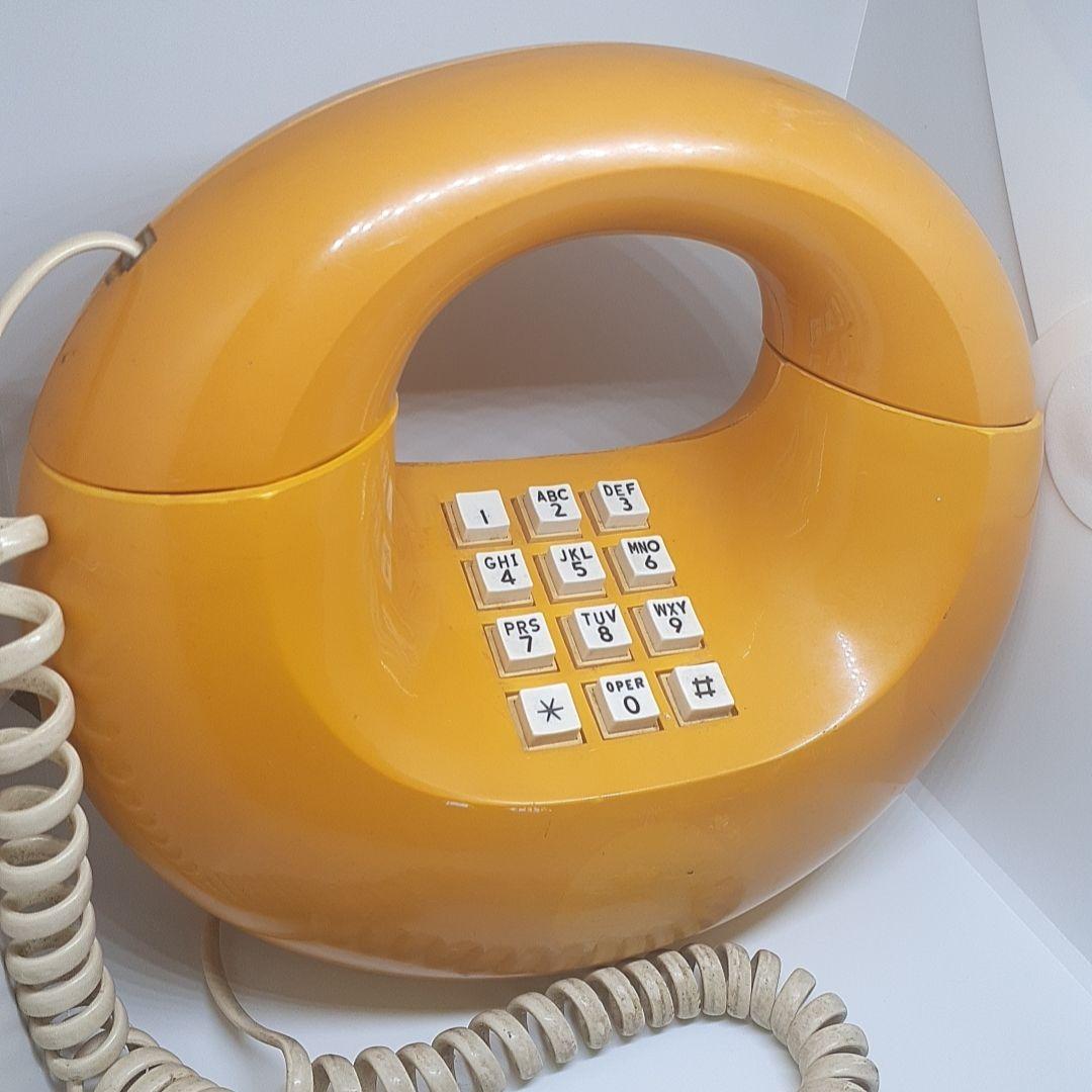スペースエイジ ドーナツフォン ミッドセンチュリー ジャンク 電話機 スペースエイジ ドーナツフォン ミッドセンチュリー ジャンク 電話機
