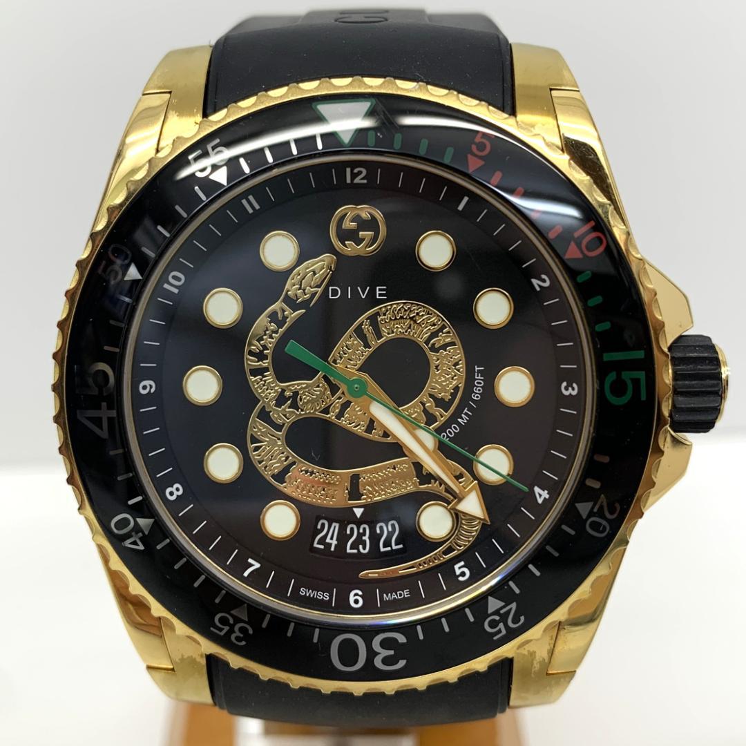 GUCCI DIVE スネーク 136.2 メンズ腕時計 23121885 GUCCI DIVE スネーク 136.2 メンズ腕時計 23121885