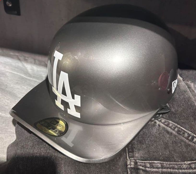 半ヘル　LAキャップ仕様 ヘルメット