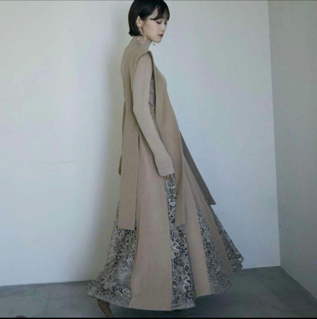 ANDREA＆Co. サスペンダーレーススカート