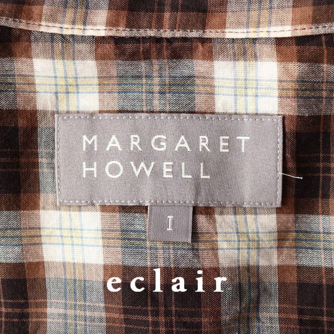 2024 新作 マーガレットハウエル 丸襟 カーブカラー チェックシャツ 完売品 2024 新作 マーガレットハウエル 丸襟 カーブカラー チェックシャツ 完売品