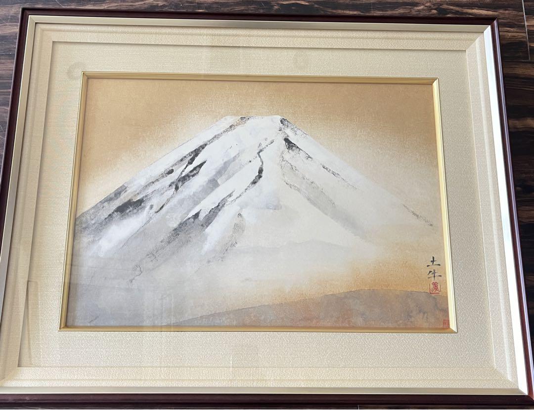 奥村土牛「曙富士」複製画 日本画 額装 工芸画 - メルカリ 奥村土牛「曙富士」複製画 日本画 額装 工芸画 - メルカリ