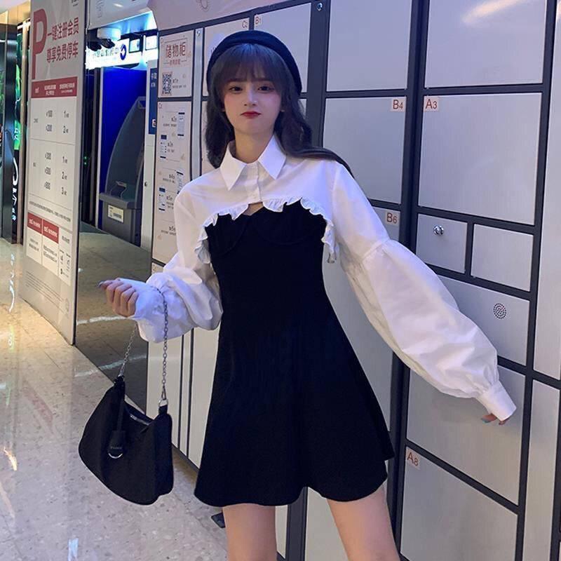 大人気 ミニワンピース セットアップ 韓国 Mサイズ 10代 20代 白 黒 - メルカリ 大人気 ミニワンピース セットアップ 韓国 Mサイズ 10代 20代 白 黒 - メルカリ