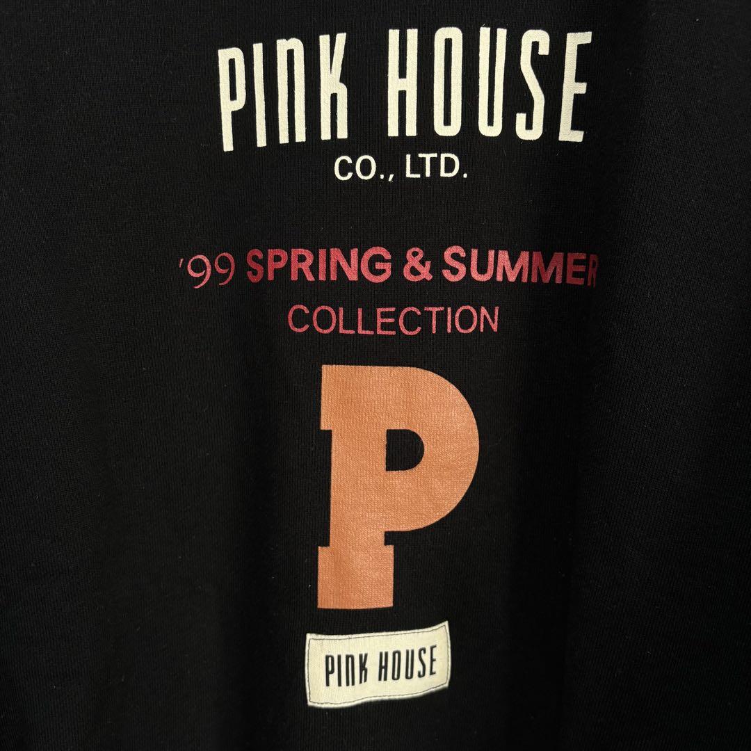 美品 黒 ピンクハウス PINK HOUSE カールヘルム パーカー L 美品 黒 ピンクハウス PINK HOUSE カールヘルム パーカー L