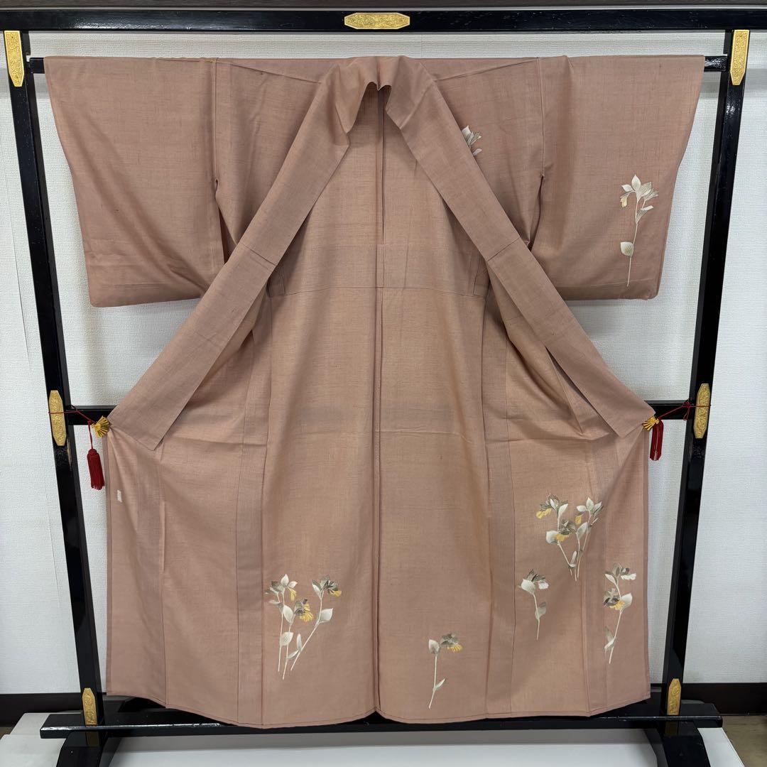 サマーセール ミニグランド バンドル 付下げ 真綿紬 AK-6985 正絹 紋なし 上品な染め 着物・浴衣