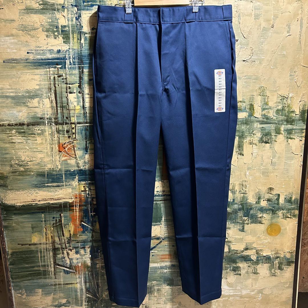 新品タグ付きヴィンテージ90’US製ディッキーズワークパンツ874 38/31