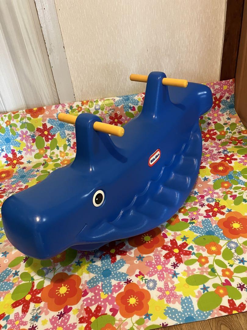 【廃盤品】Little Tikes リトルタイクス クジラシーソー クジラ大型遊具・室内遊具