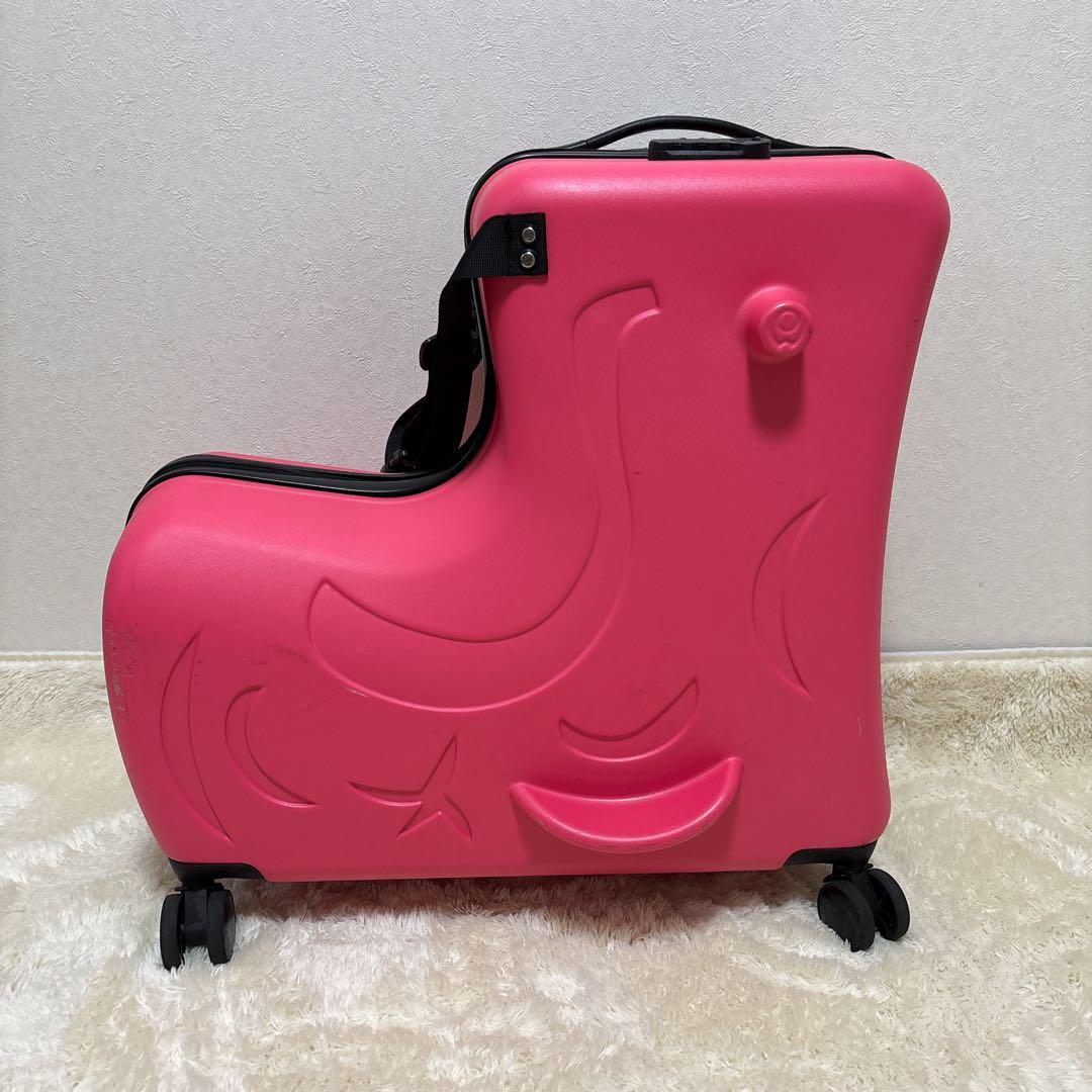 NORICCO　ノリッコ　子供が乗れるキャリーケース　ピンク　スーツケース