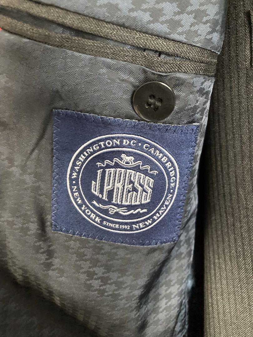 J.PRESS ジェイプレス スーツ　上下(パンツ×2)　グレー