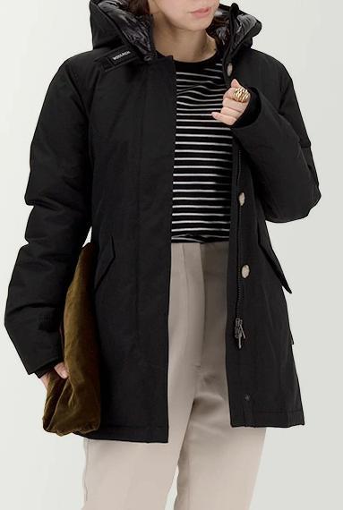 WOOLRICH /ダウン/アークティックパーカー/ブラック(Mサイズ)