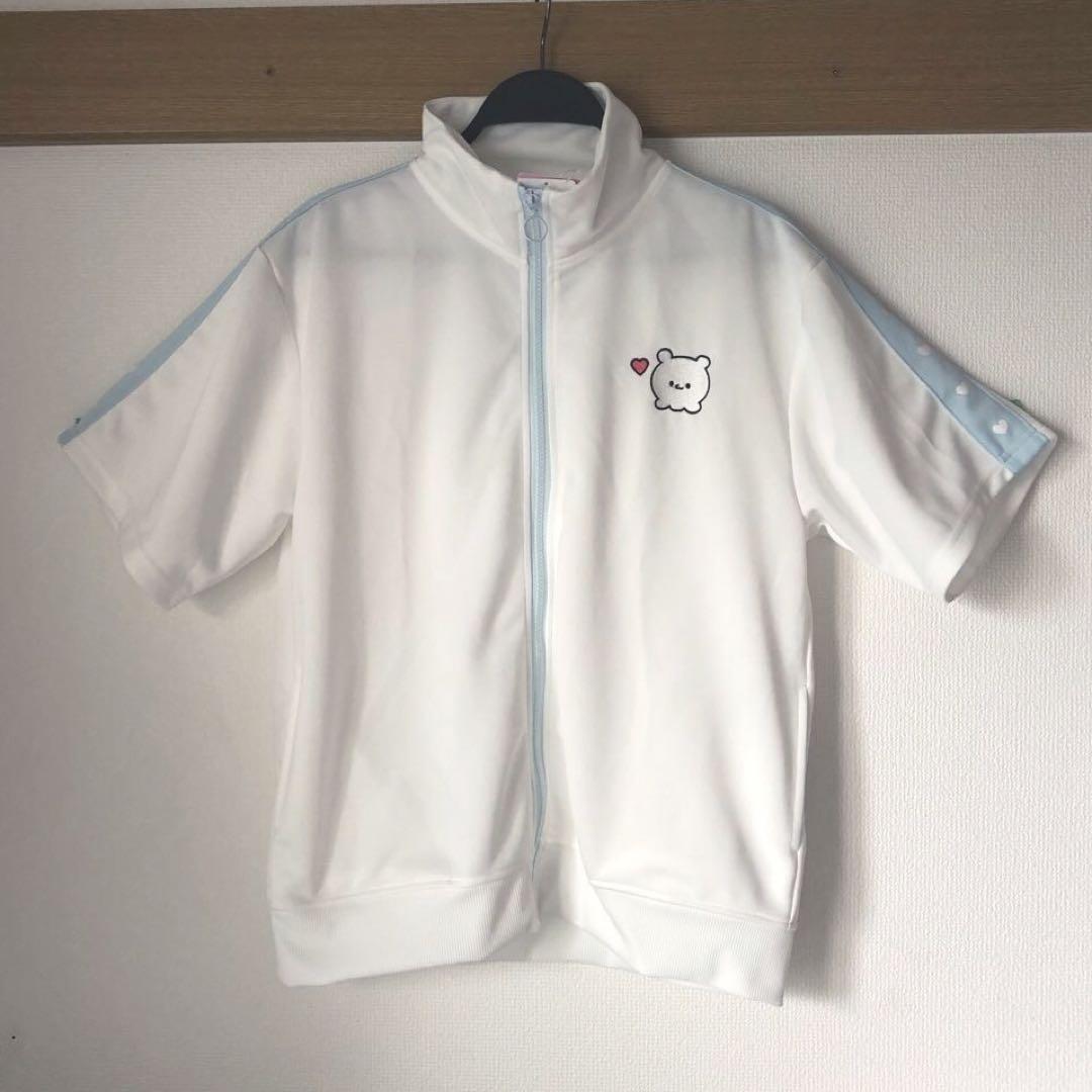 新品]らぶいーず半袖ジャージ上下セットすもっぴM白◇ドンキ限定