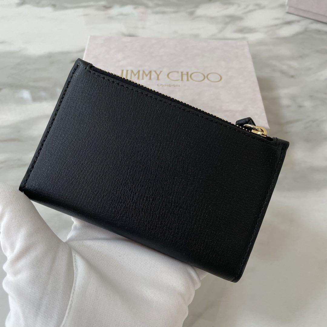 ジミーチュウ　LITZY 二つ折り　財布　ブラック　バッグ　スニーカー ジミーチュウ LITZY 二つ折り 財布 ブラック バッグ スニーカー