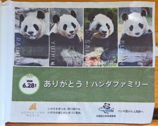 アドベンチャーワールド　パンダフラッグ新品 非売品】アドベンチャーワールド 配布フラッグ 新品未開封