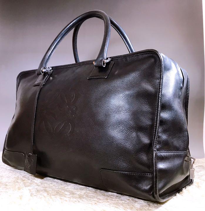 トアからの⑦ LOEWE トート ハンド ボストンバッグ SoLr8-m39578891701 ロエベ アマソナ45 アナグラム をよく