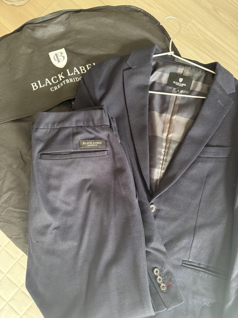 BLACK LABEL ネイビー　セットアップ