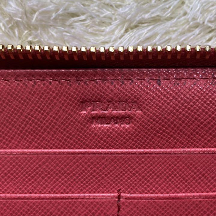 リボン❽ 極美品 フィオッコ ピンク 箱付き sN8MS-m39580341818 プラダ 長財布 サフィアーノレザー にプロフィ