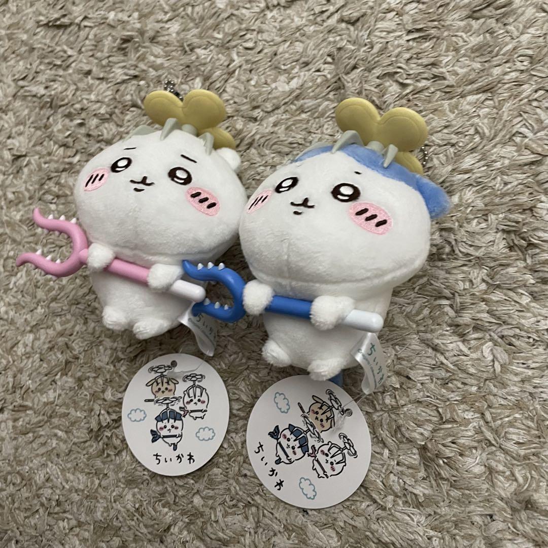 新品】ちいかわ 討伐マスコット ちいかわ ハチワレ 2種セット