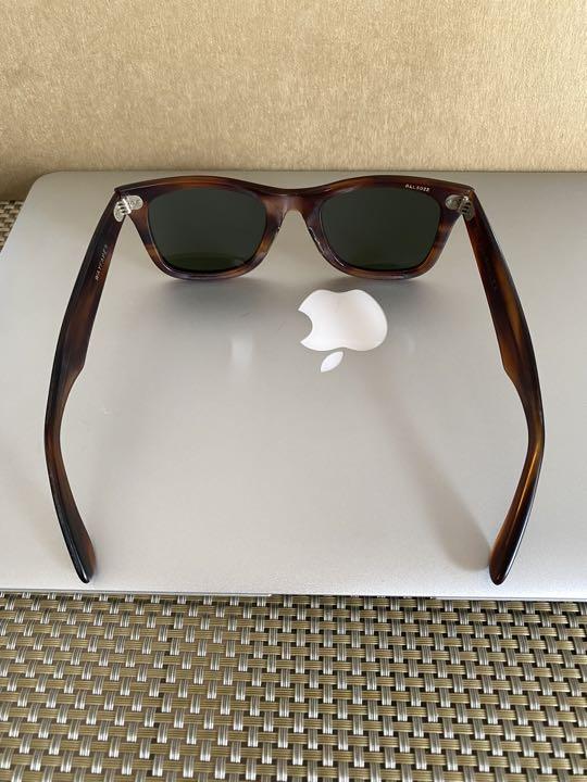 33%割引ブラック系【希少!!】 RAY-BAN wayfarer B&Lビンテージ 期限切れ no.2 最終値下げ【成田凌着用】10eyevan Ⅱ ツーポイント 46-1s サングラス/メガネ