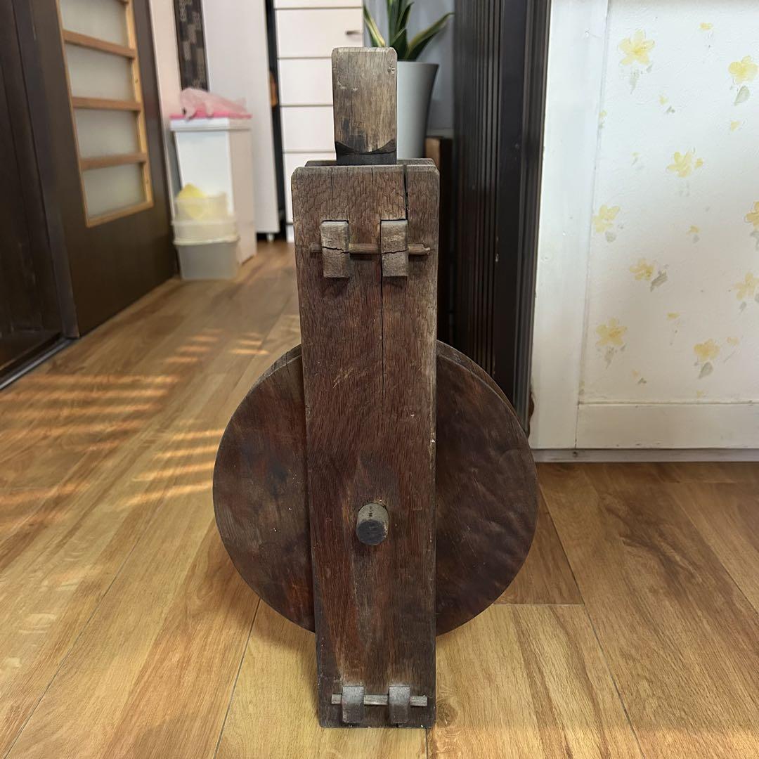 つるべ　井戸　木　骨董品　木製