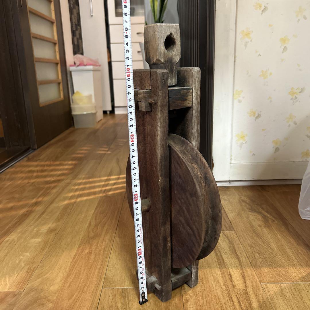 つるべ　井戸　木　骨董品　木製