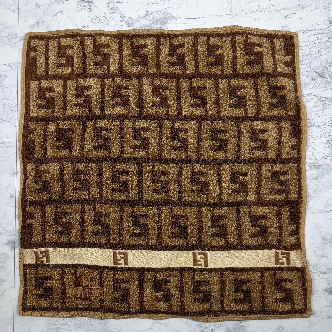 FENDI ハンカチ 2枚組 メンズ ビジネス ズッカ柄 新品未使用