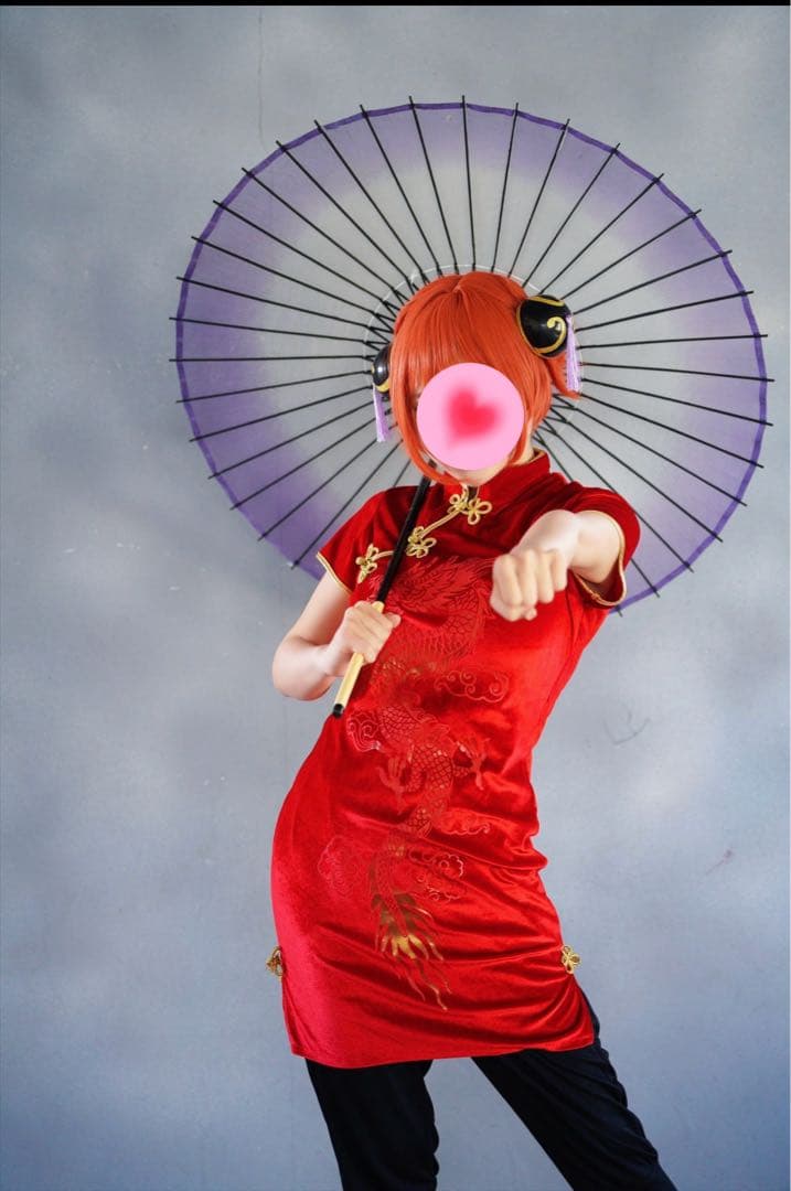 コスプレ衣装 ACOS 銀魂 神楽 女性Lサイズ ウィッグ付き 兎耳山丁子 コスプレ ウィッグ 衣装 Lサイズ 銀魂 神楽 コスプレ