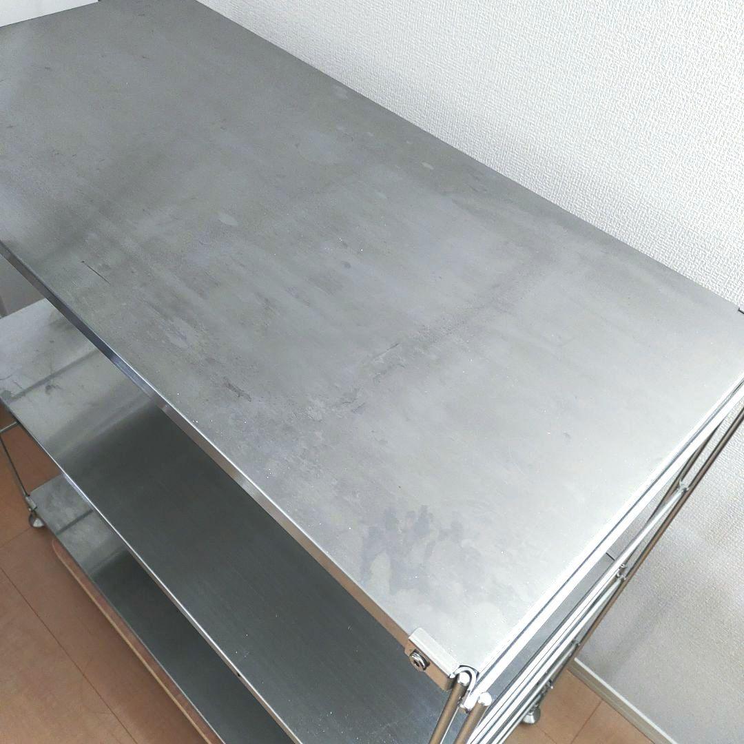 MUJI丨ステンレスユニットシェルフ ワイド 小 2段 86×41×83