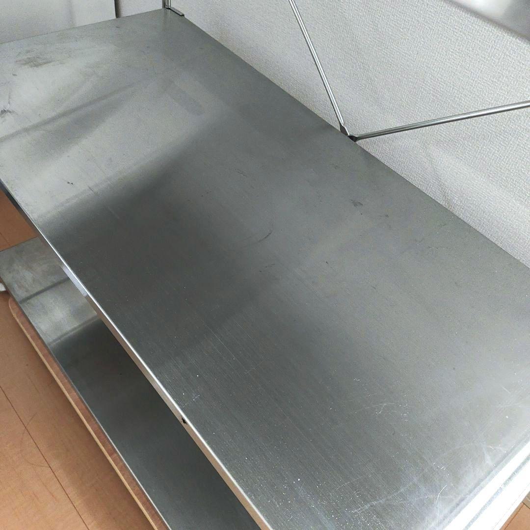 MUJI丨ステンレスユニットシェルフ ワイド 小 2段 86×41×83
