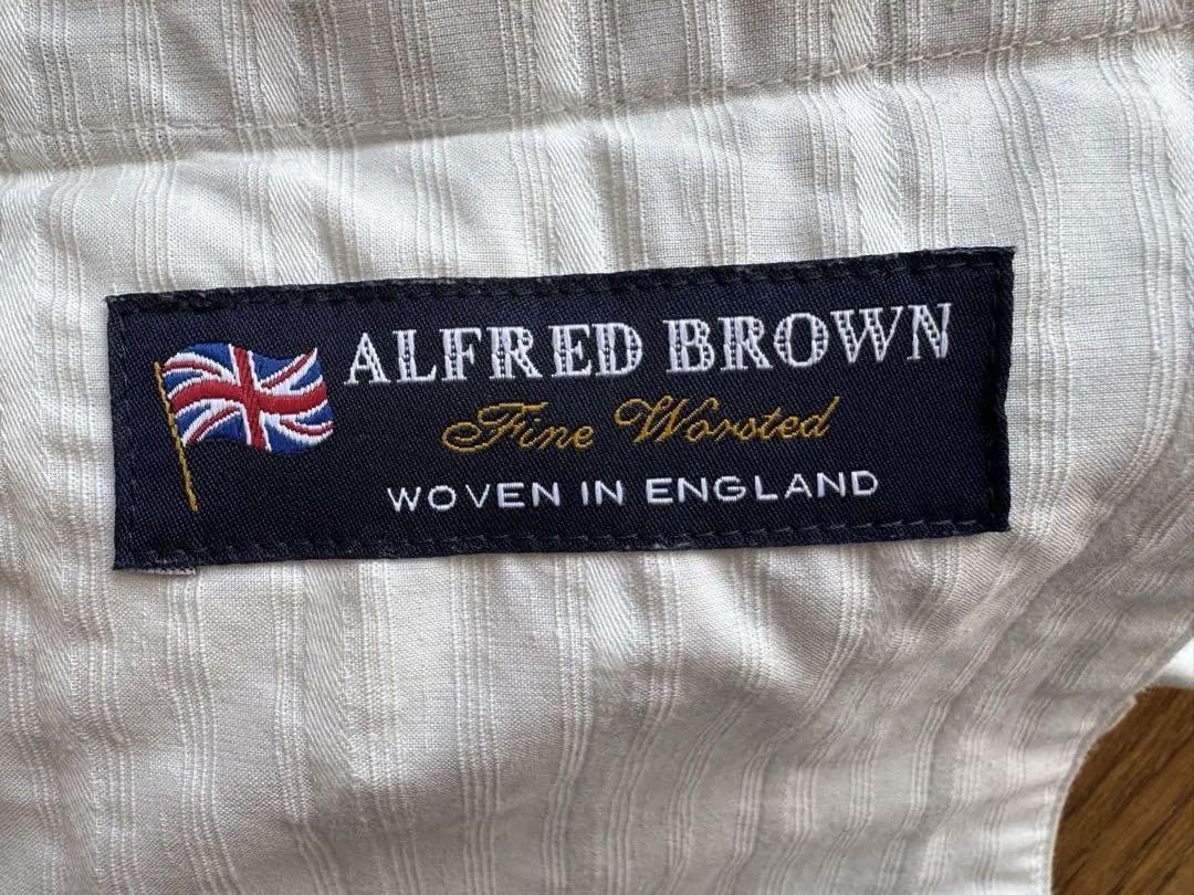Pt01 ネイビー スラックス　Alfred brown 英国生地 Pt01 ネイビー スラックス Alfred brown 英国生地