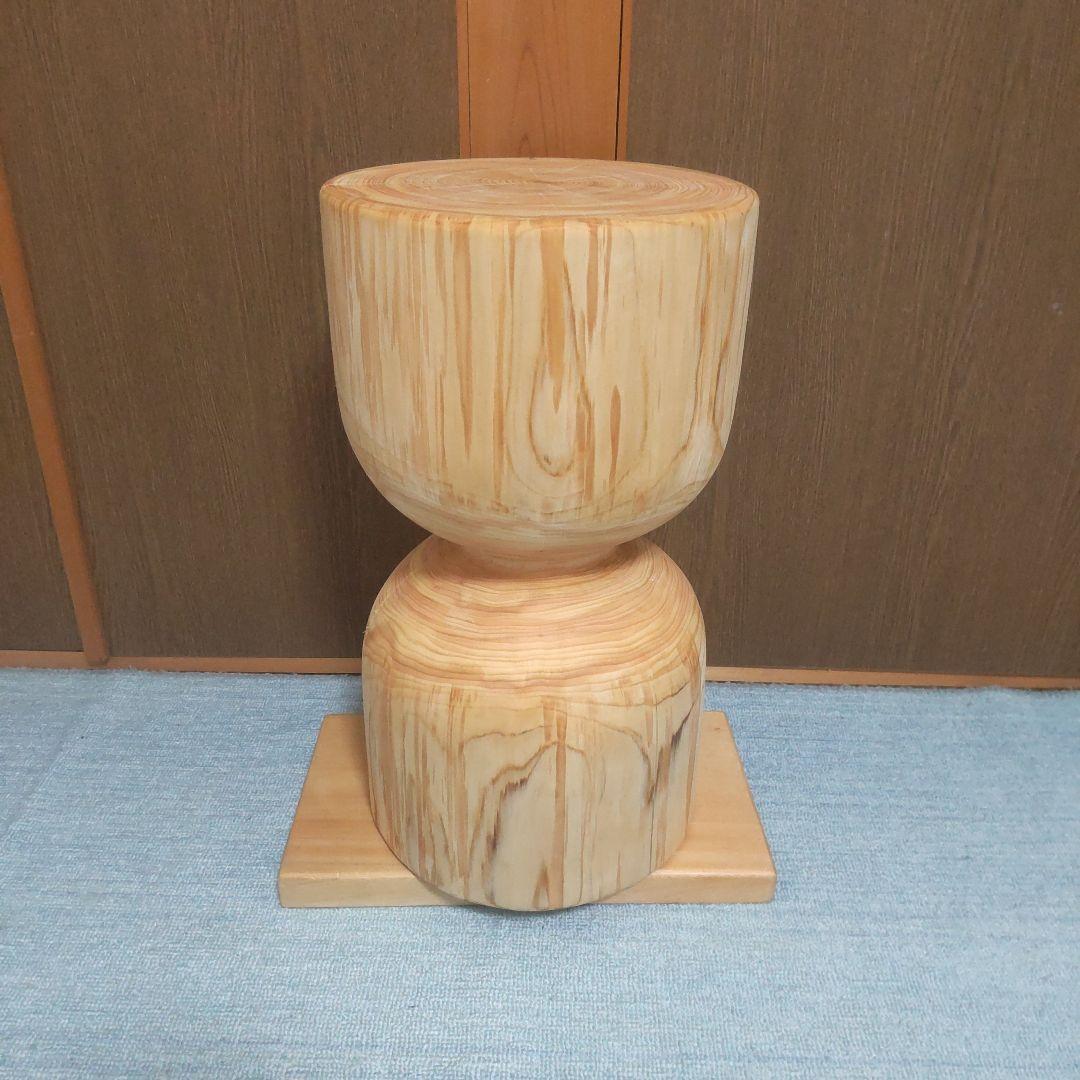 りんご山さん専用 檜丸太椅子 スツール