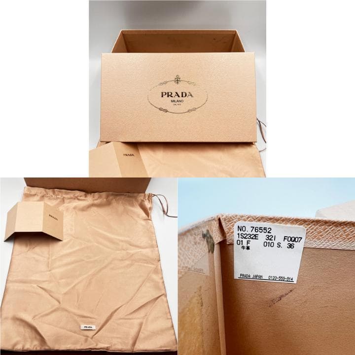 ✨超美品✨プラダ パンプス ローファー カッター 靴 シルバー 銀 黒