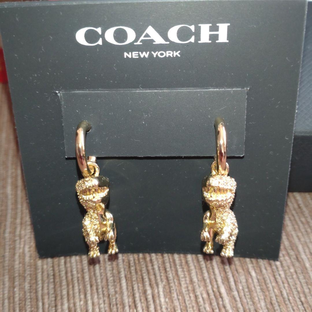 COACH パヴェ レキシー ハギー ピアス