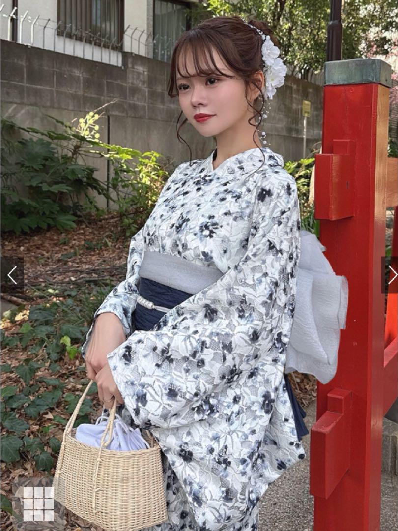 早者勝‼️新品‼️ 3点セット2Way花柄レースセパレート浴衣