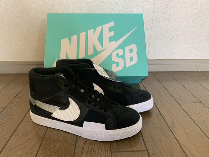 低価新品 新品 NIKE ZOOM BLAZER MID PRM 27.5センチ ブラック 0lymq-m39590536652 新作登場