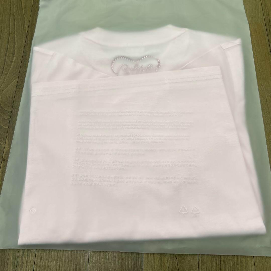 ILLIT GLLITER DAY in Seoul Tシャツ ピンク Lサイズ