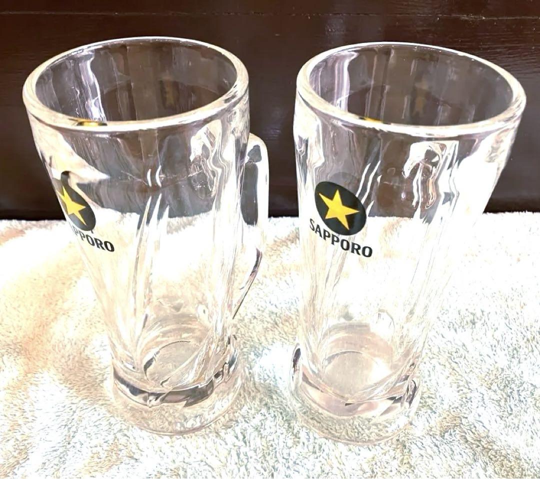 サッポロビール435 大容量ビールジョッキビアグラス1個黒ラベル