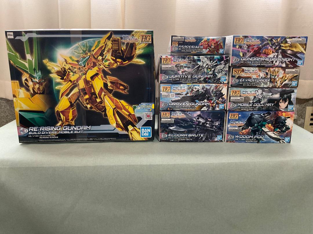ガンダムビルドダイバーズre:rise系未組み立てプラモデル