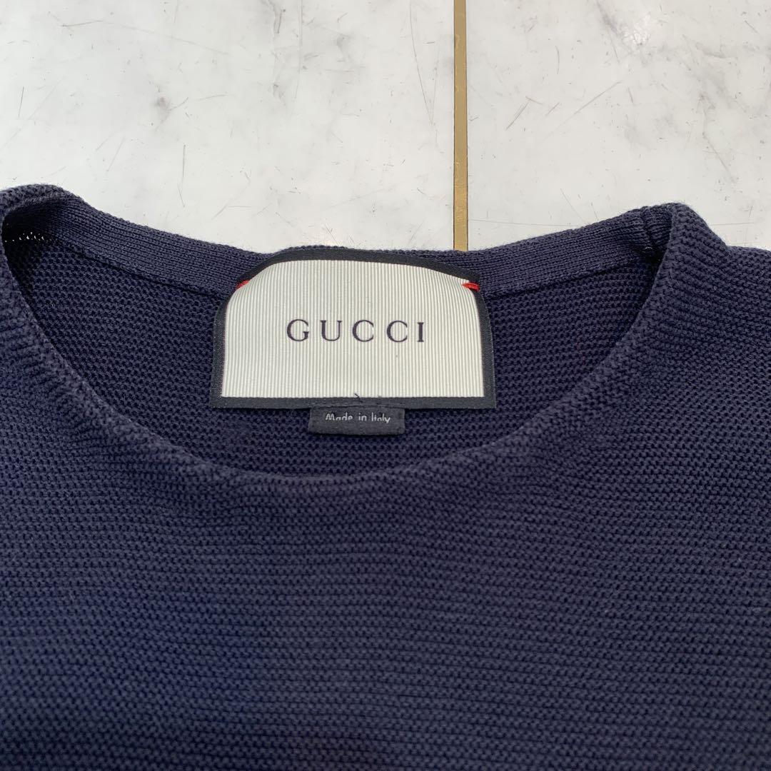 ☆美品☆GUCCI Bee ニット コットン100% Lサイズ シェリーライン