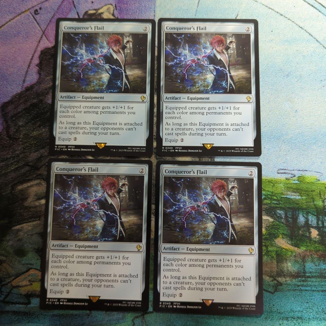 【大特価!!】 MTG 征服者のフレイル メルカリ - 英語4枚まとめ売り FF マジック：ザ・ギャザリング