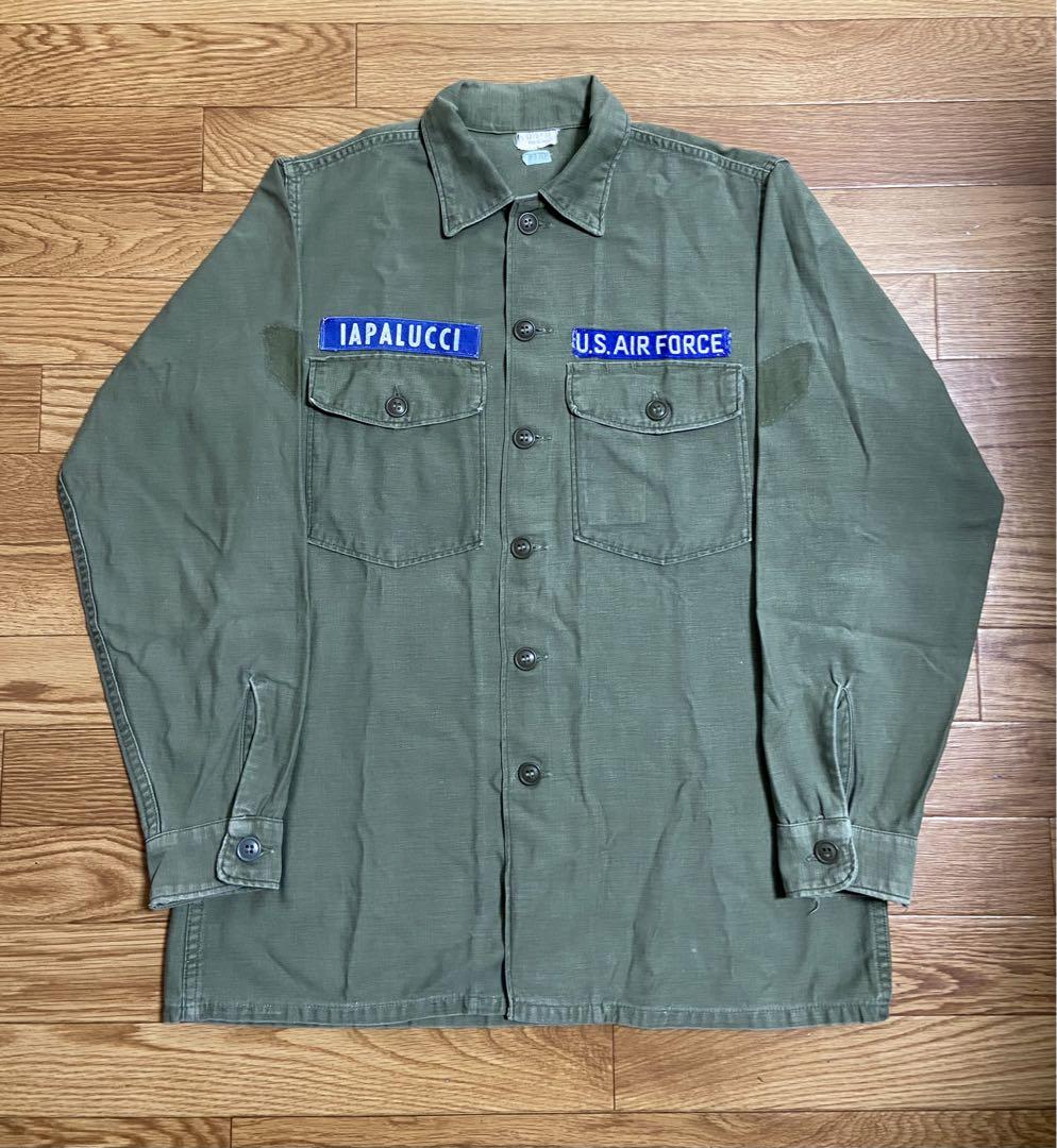 USAF ユーティリティシャツ OG-170 SATEEN ファティーグ 米軍