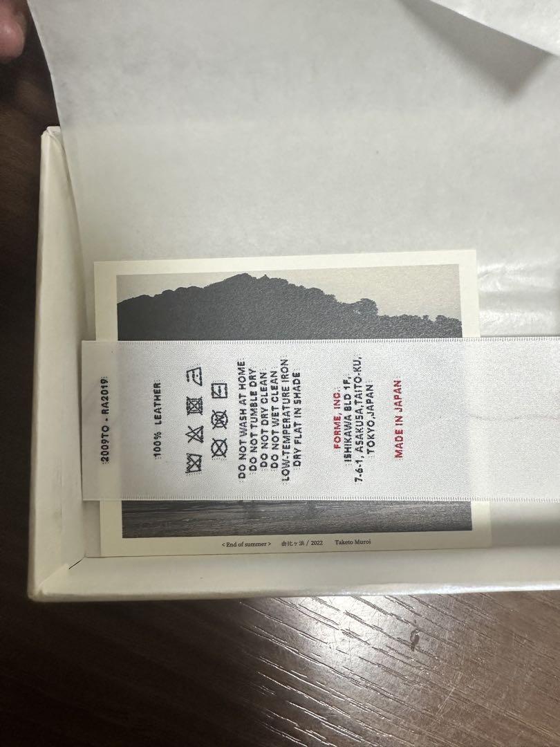 forme short wallet コードバン　美品