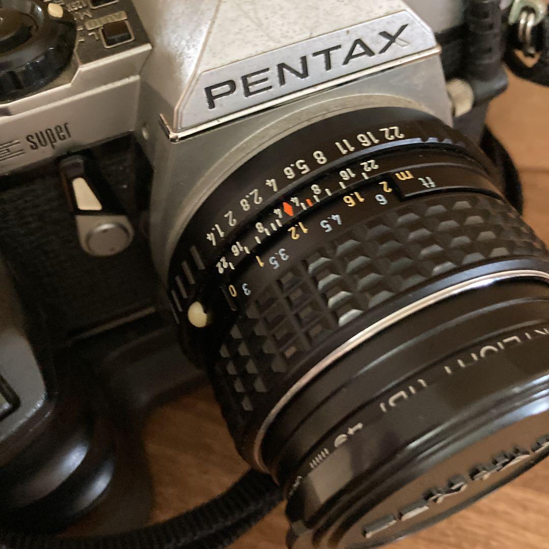 エバニュー 一眼レフカメラ レンズ2個付 asahiPENTAX ME super