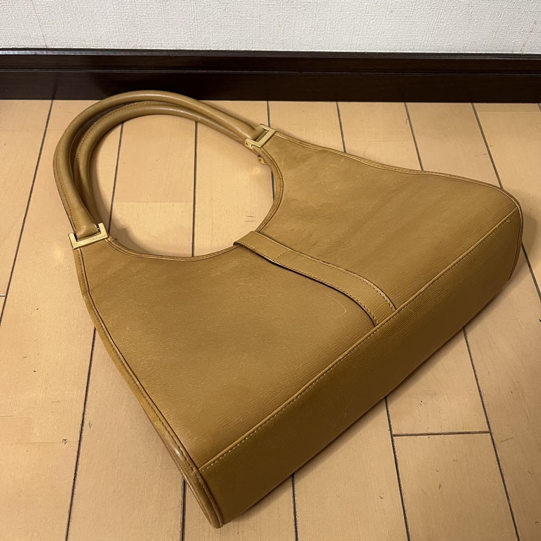 GUCCI グッチ ジャッキー レザー 金具ロゴ ハンドバッグ
