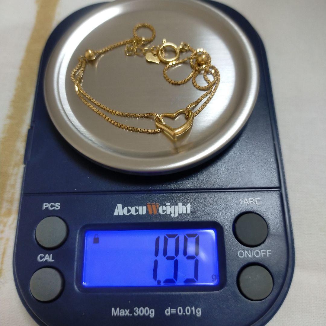 18金 オープンハート