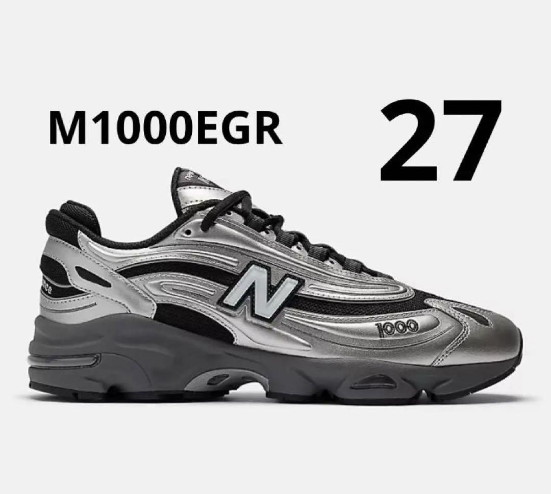 ニューバランス M1000EGR 新品 シルバー グレー ブラック 27