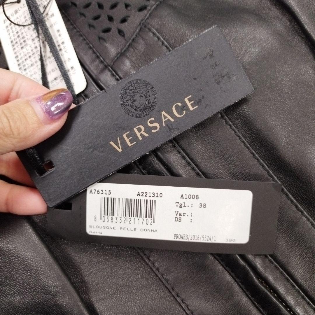 VERSACE VERSUS ライダースレザージャケット メデューサ 38 VERSACE VERSUS ライダースレザージャケット メデューサ 38