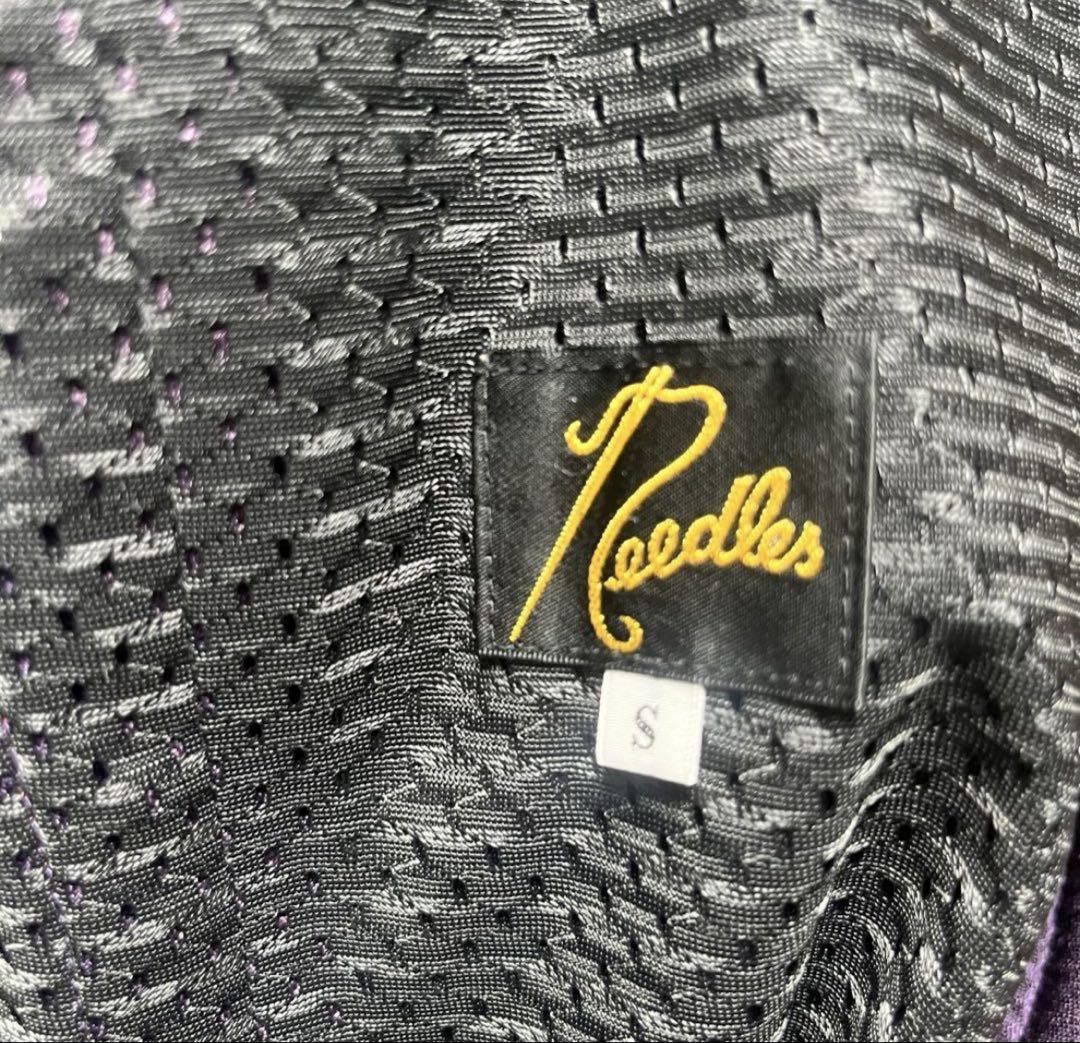 Needles トラックパンツ　ナロー　ダークパープル