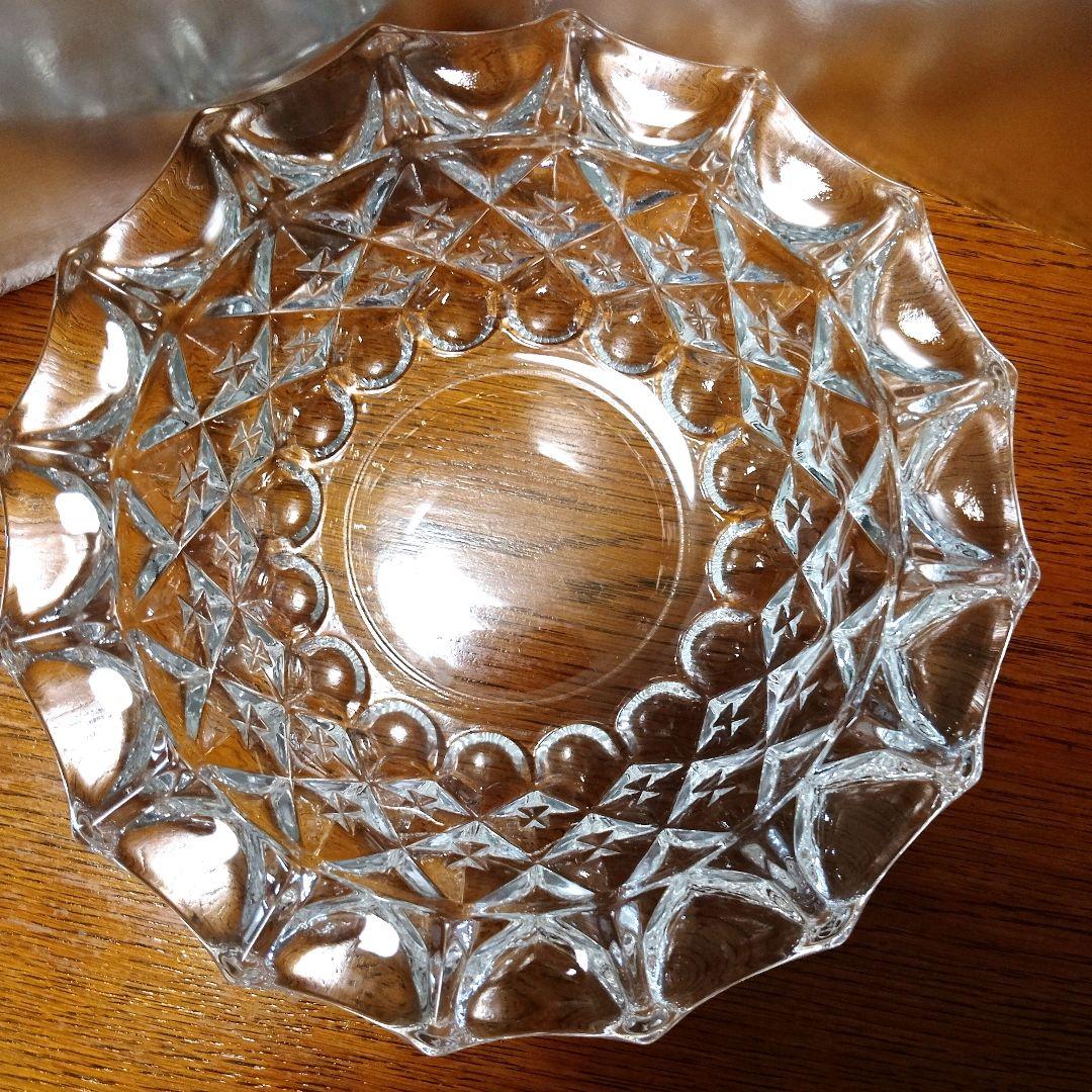 美品】クリスタルガラス 灰皿 直径22.5cm - メルカリ